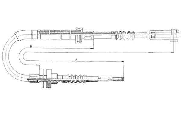 Cable Pull, clutch control (58004000)