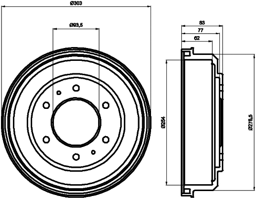 Brake Drum (94016300)