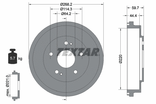 Brake Drum (94023000)