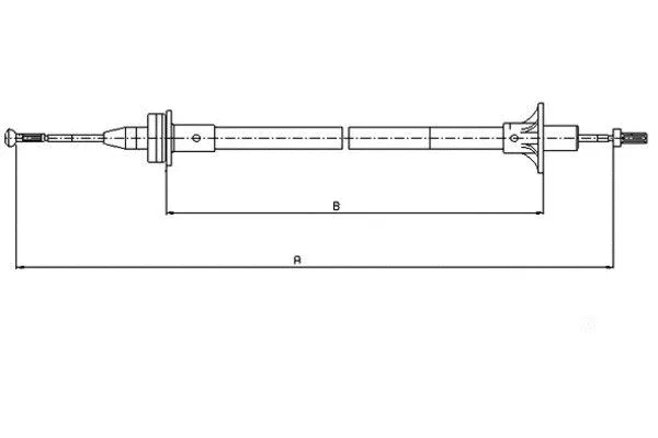 Cable Pull, clutch control (58007300)