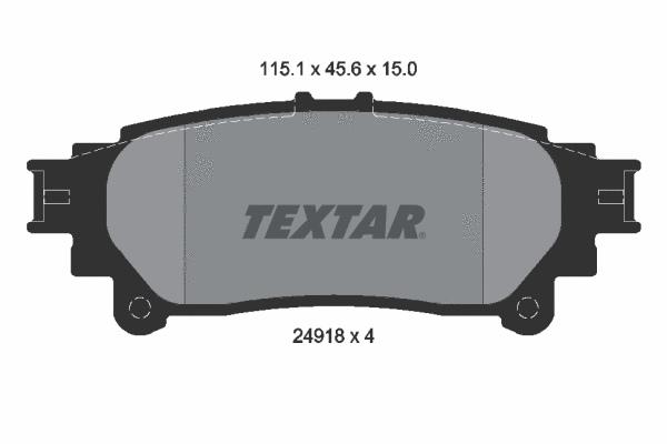 Brake Pad Set, disc brake (2491801)