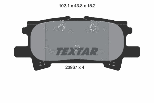 Brake Pad Set, disc brake (2396701)