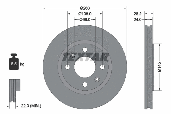 Brake Kit, disc brake (89011800)