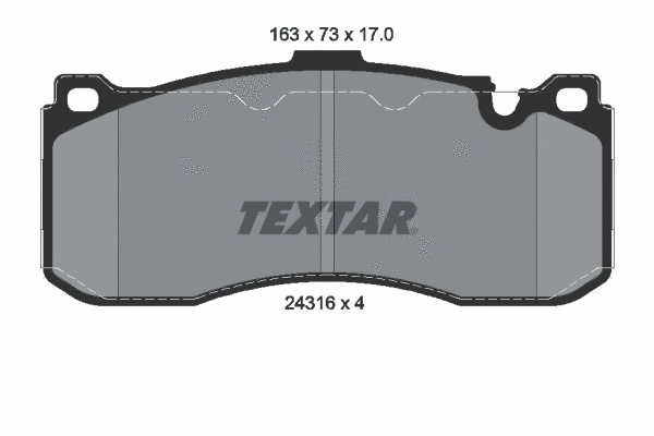 Brake Pad Set, disc brake (2431601)