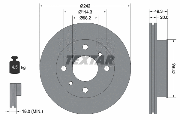 Brake Disc (92056200)