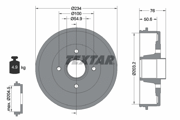 Brake Drum (94027100)