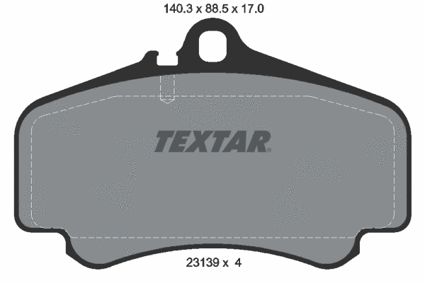 Brake Pad Set, disc brake (2313901)