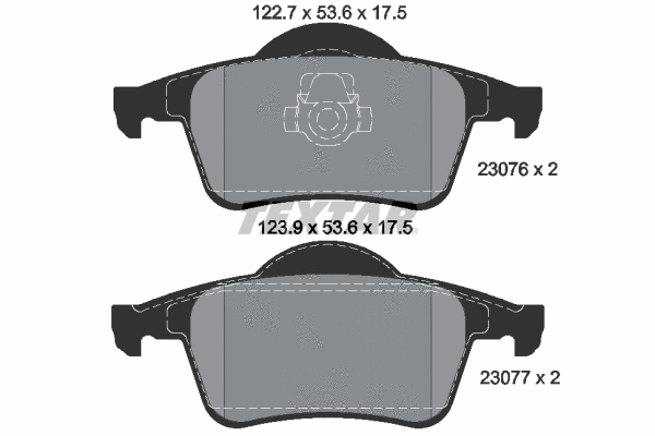 Brake Pad Set, disc brake (2307602)