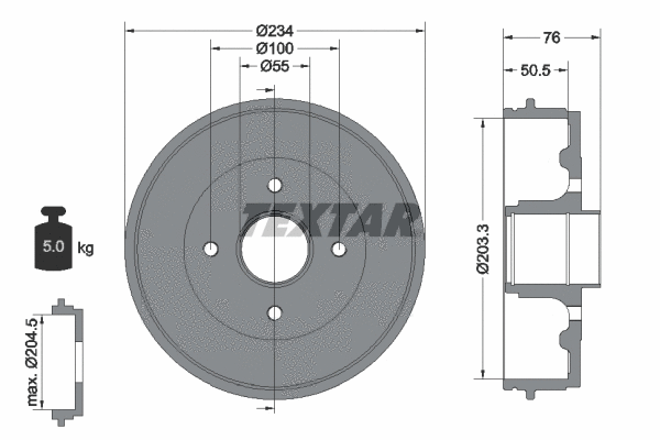 Brake Drum (94017000)