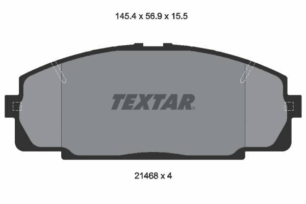 Brake Pad Set, disc brake (2146801)