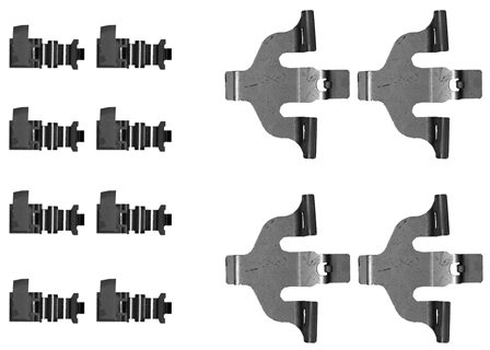Accessory Kit, disc brake pad (82544001)
