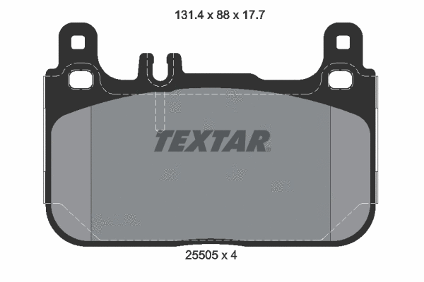 Brake Pad Set, disc brake (2550501)