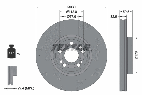 Brake Disc (92307105)