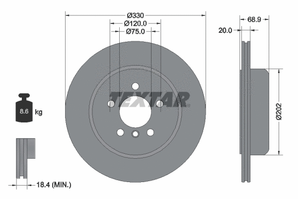 Brake Disc (92313305)