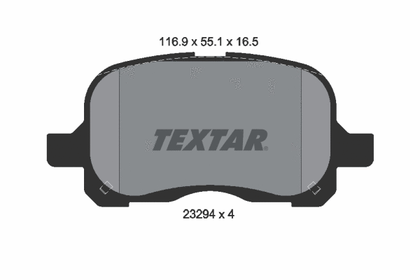 Brake Pad Set, disc brake (2329402)