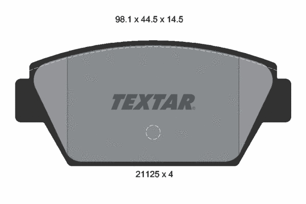 Brake Pad Set, disc brake (2112503)