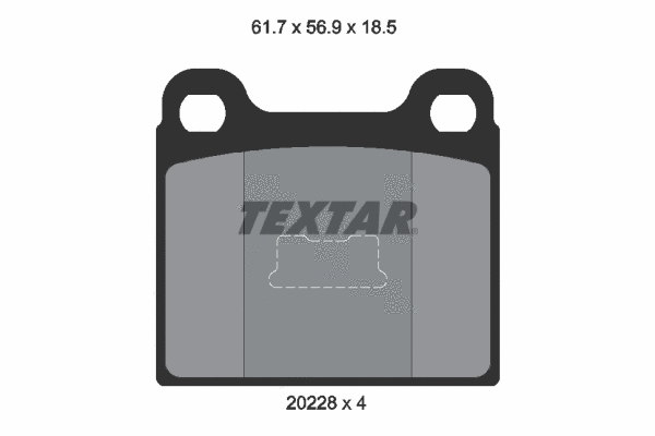 Brake Pad Set, disc brake (2022802)
