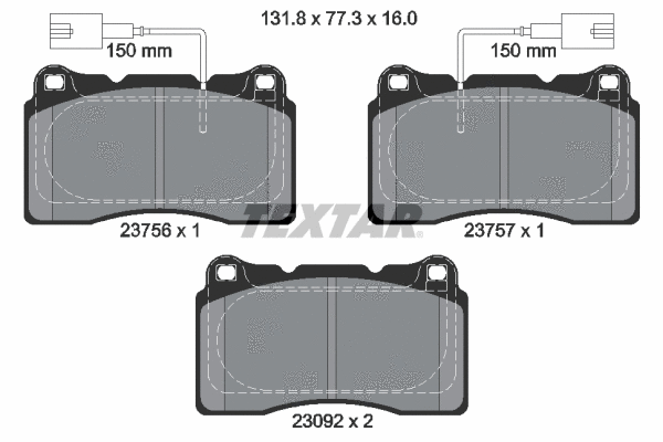 Brake Pad Set, disc brake (2375603)