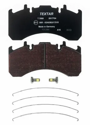 Brake Pad Set, disc brake (2917704)