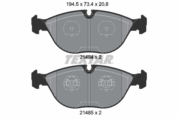 Brake Pad Set, disc brake (2148401)