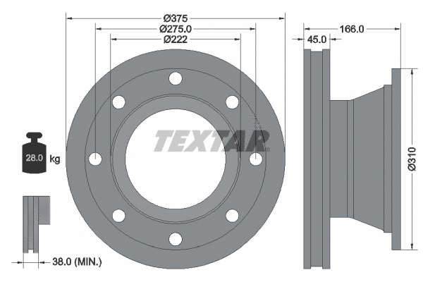 Brake Disc (93192300)