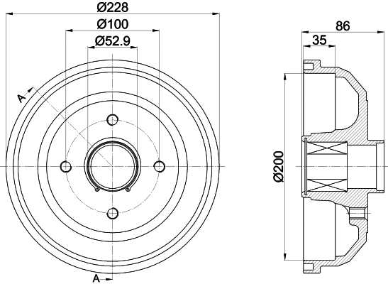 Brake Drum (94042500)