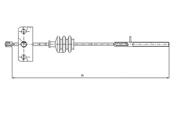 Cable Pull, parking brake (44044200)