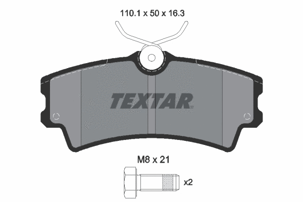 Brake Pad Set, disc brake (2430201)