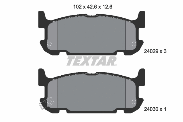 Brake Pad Set, disc brake (2402901)