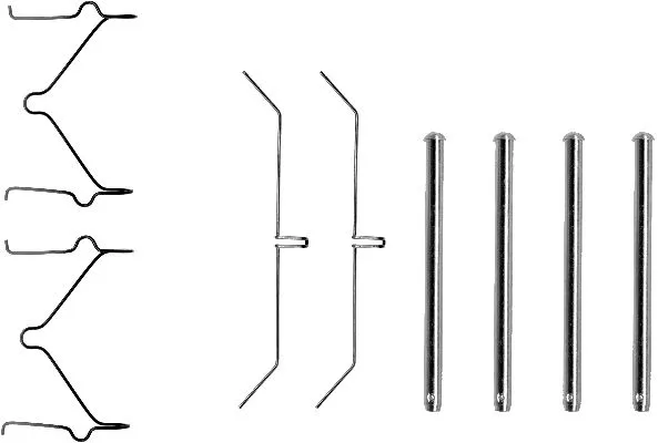 Accessory Kit, disc brake pad (82050000)