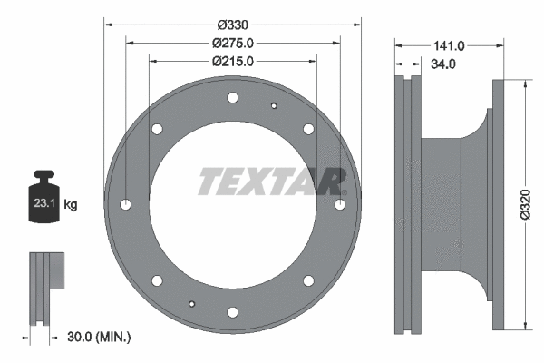 Brake Disc (93127400)
