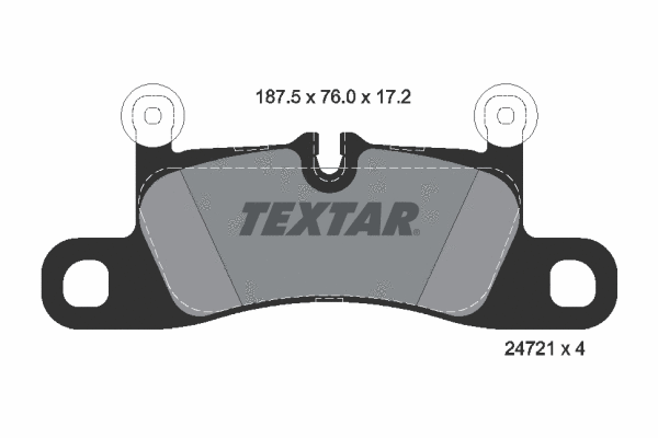 Brake Pad Set, disc brake (2472101)