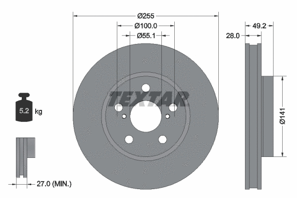 Brake Disc (92077500)