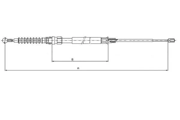 Cable Pull, parking brake (44006600)