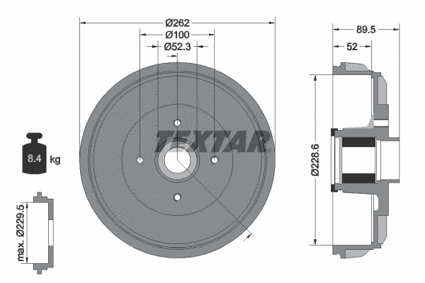 Brake Drum (94047400)