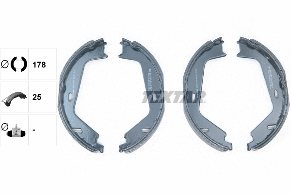 Brake Shoe Set, parking brake