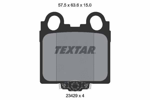 Brake Pad Set, disc brake (2342901)