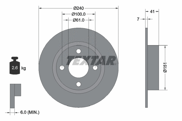 Brake Disc (92096500)