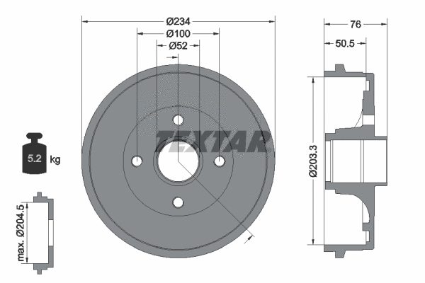 Brake Drum (94033800)
