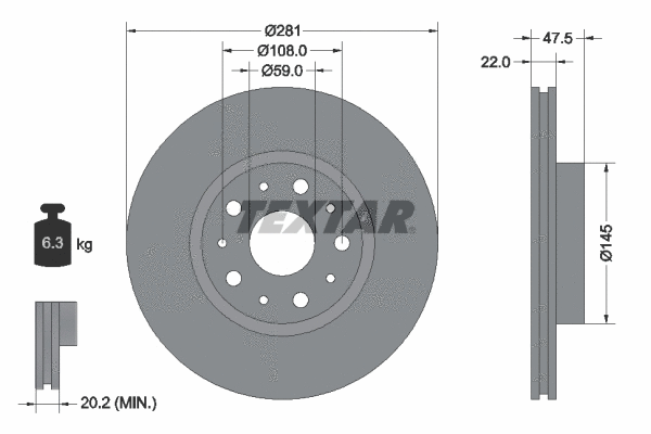 Brake Disc (92116800)