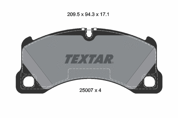 Brake Pad Set, disc brake (2500701)