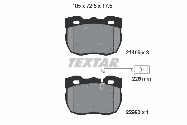 Brake Pad Set, disc brake (2145905)