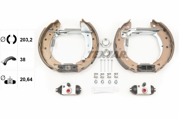 Brake Shoe Set (84048006)