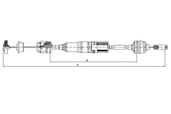 Cable Pull, clutch control (58010000)