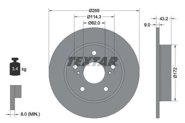 Brake Disc (92308303)