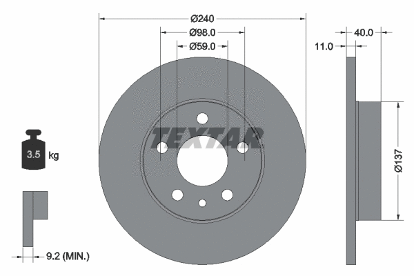 Brake Disc (92083300)