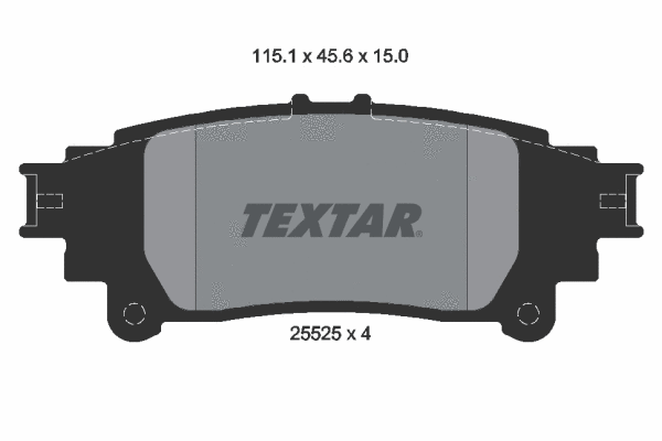Brake Pad Set, disc brake (2552503)