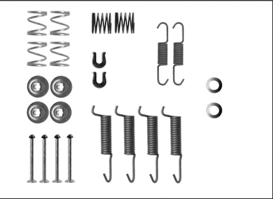 Accessory Kit, parking brake shoes (97042800)