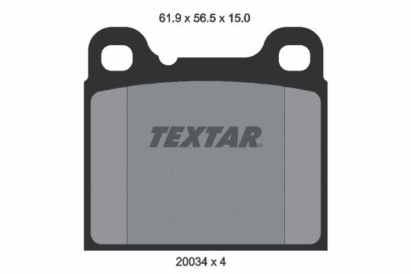 Brake Pad Set, disc brake (2003402)