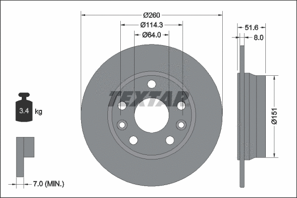 Brake Disc (92337703)